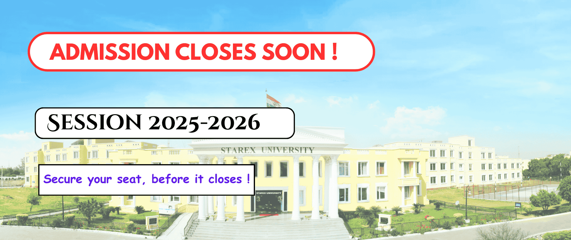 Admission Alert Slider